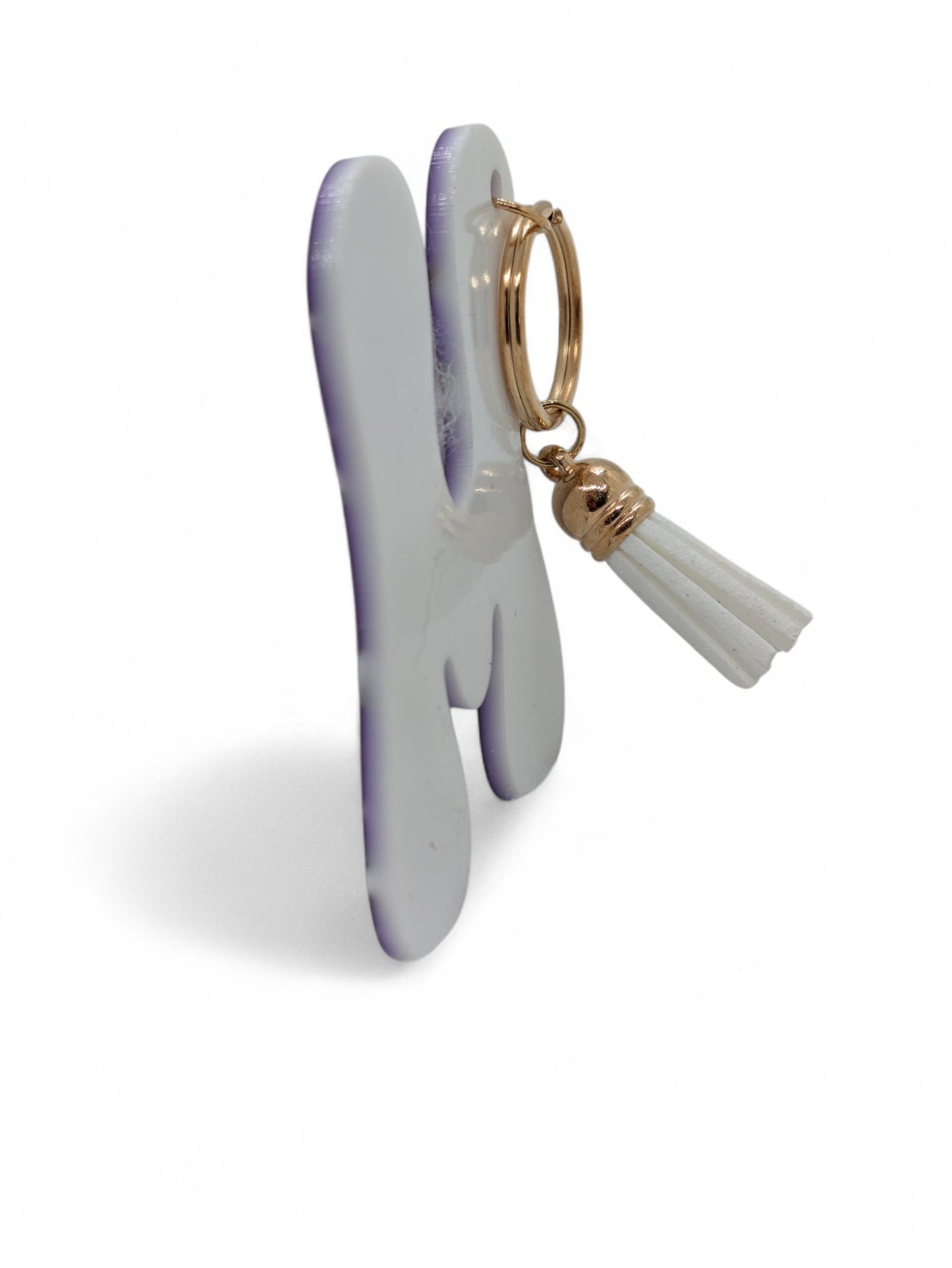 Acrylic initial keychain
