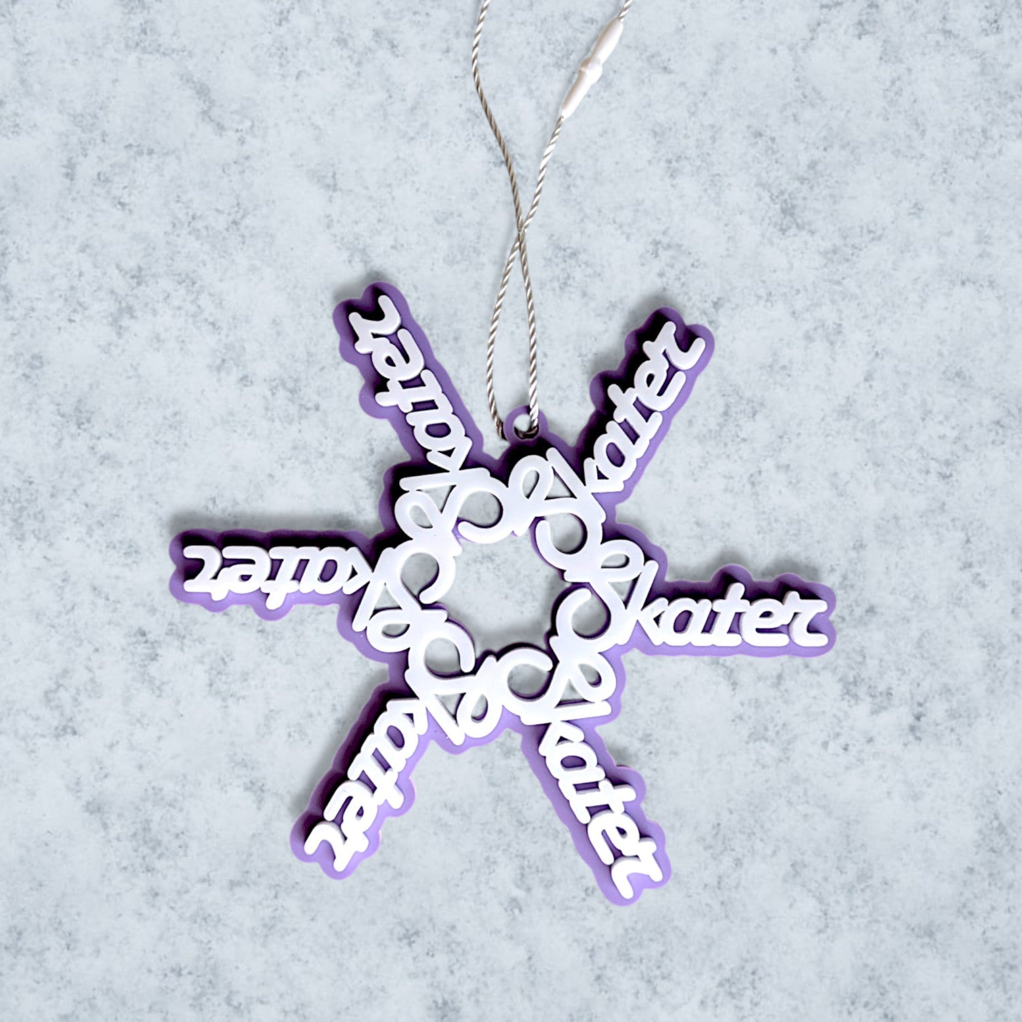 Figure Skater Acrylic 'Skater' Snowflake Ornament