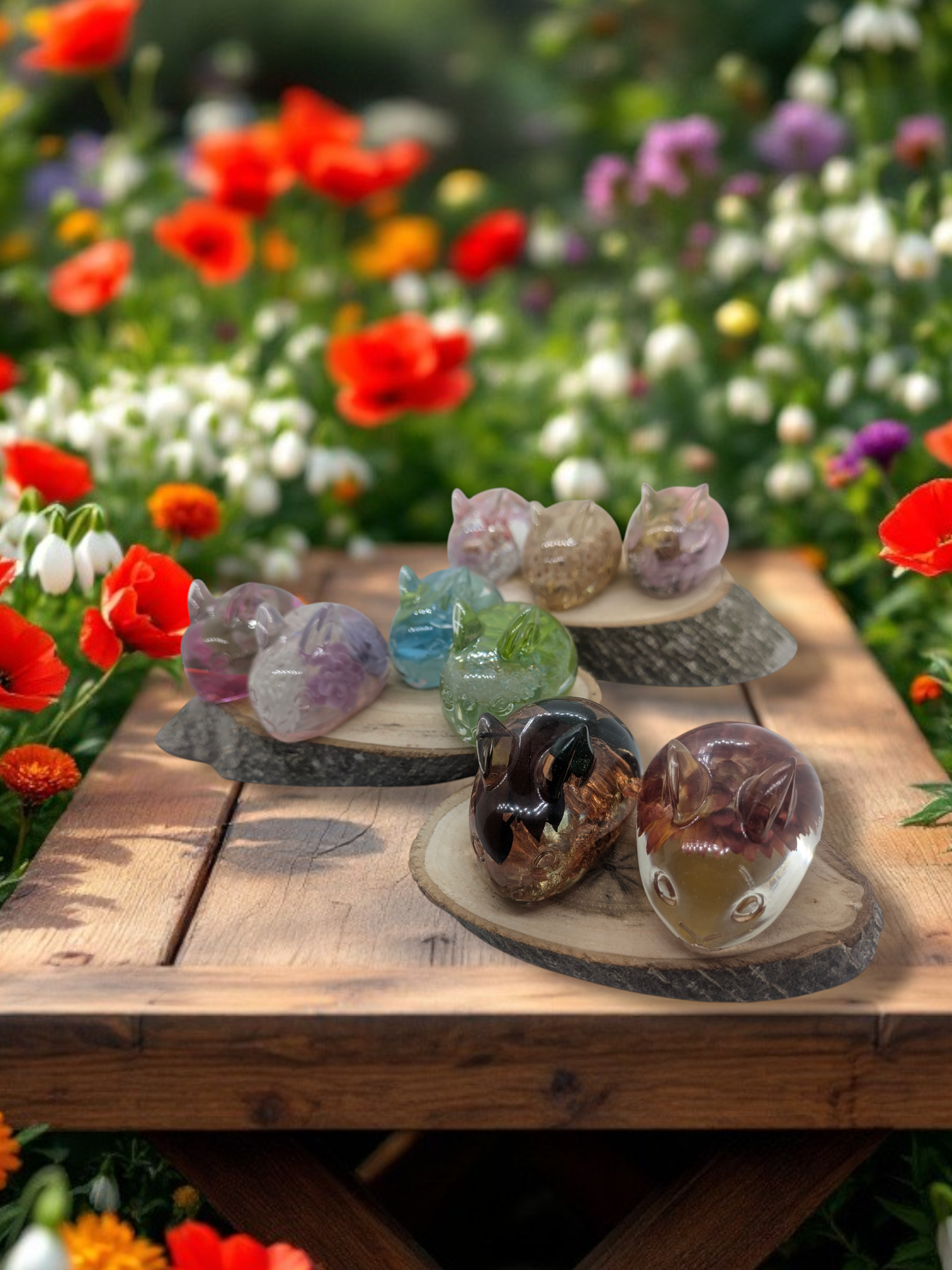 Nature-Inspired Floral Bunnies