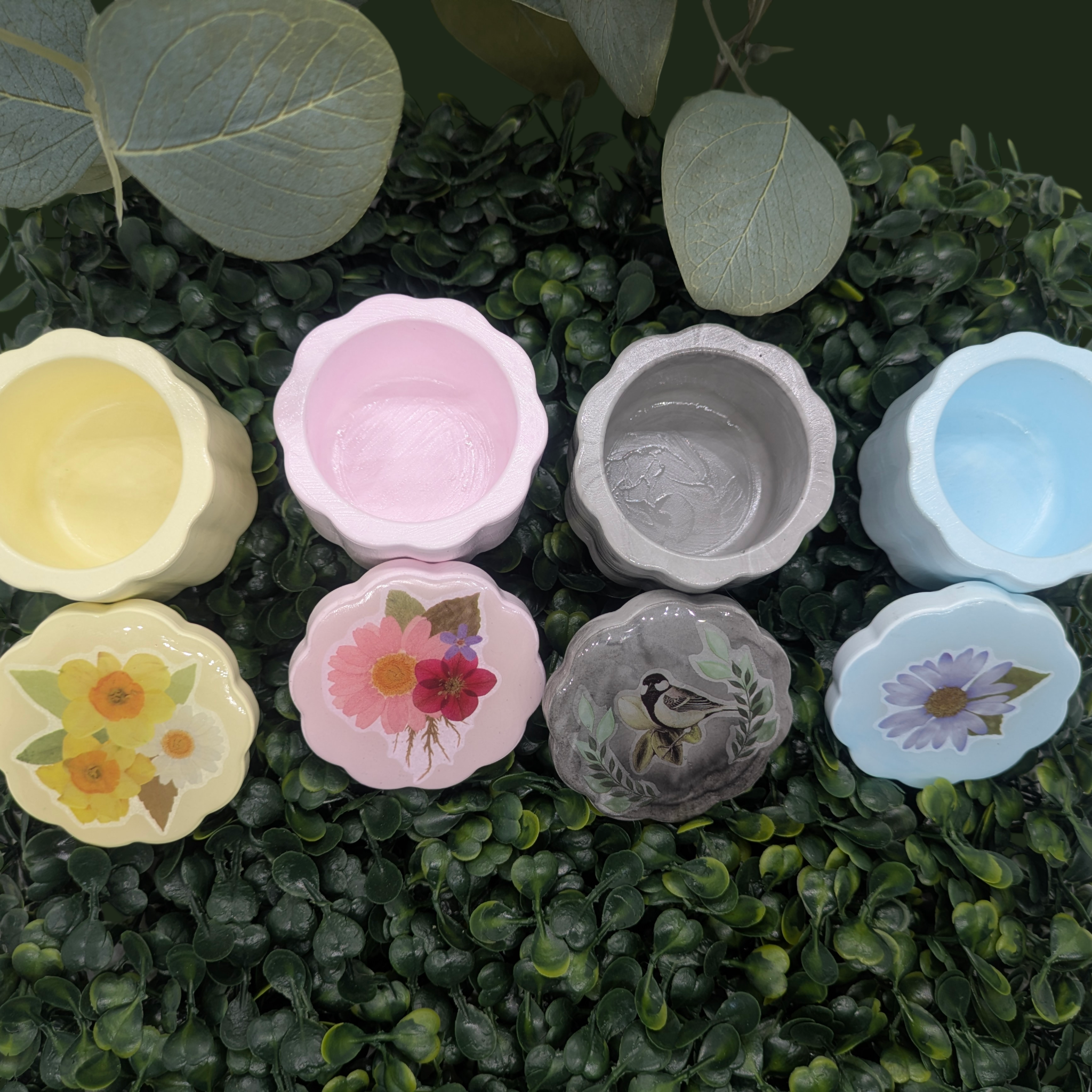 Floral Container with Lid