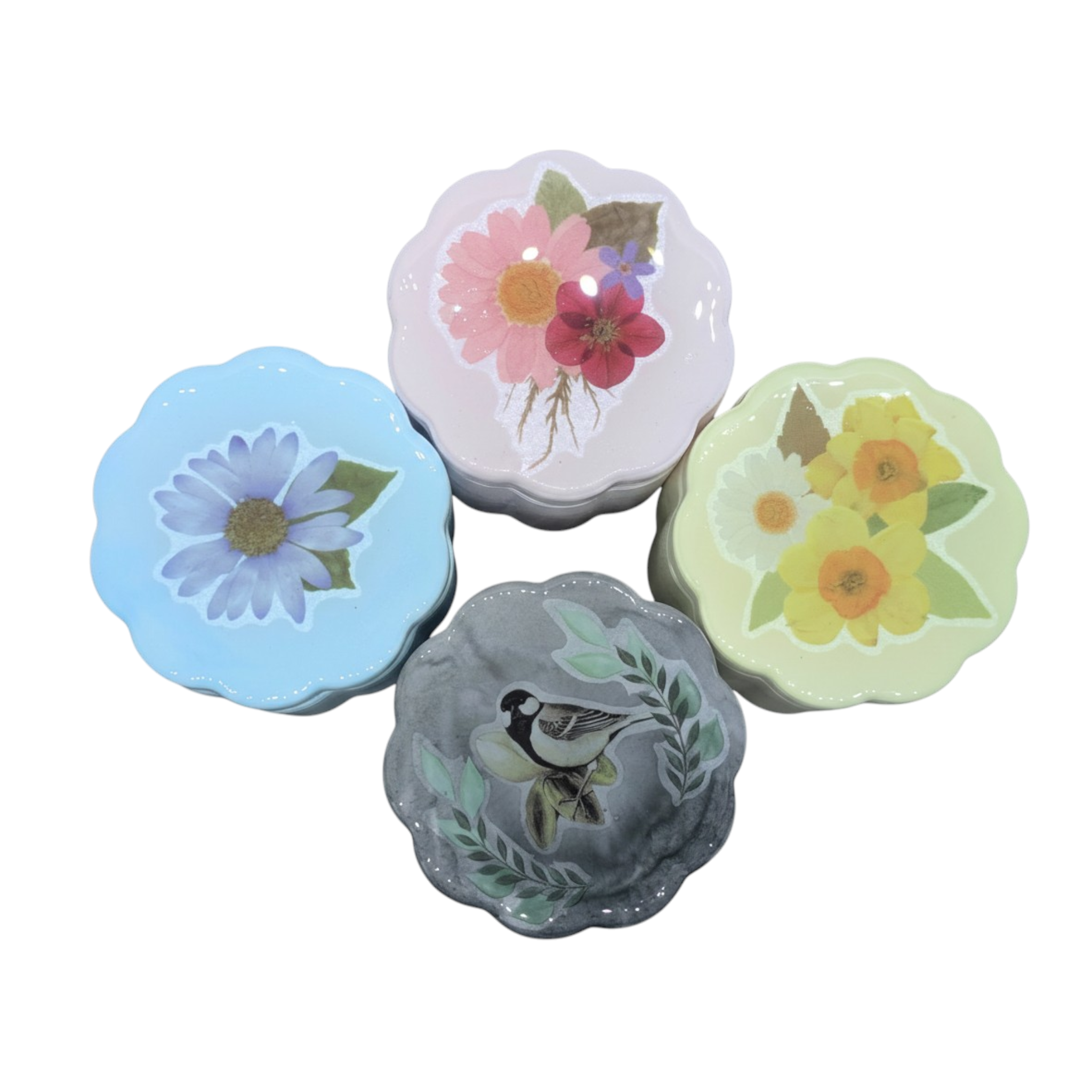 Floral Container with Lid