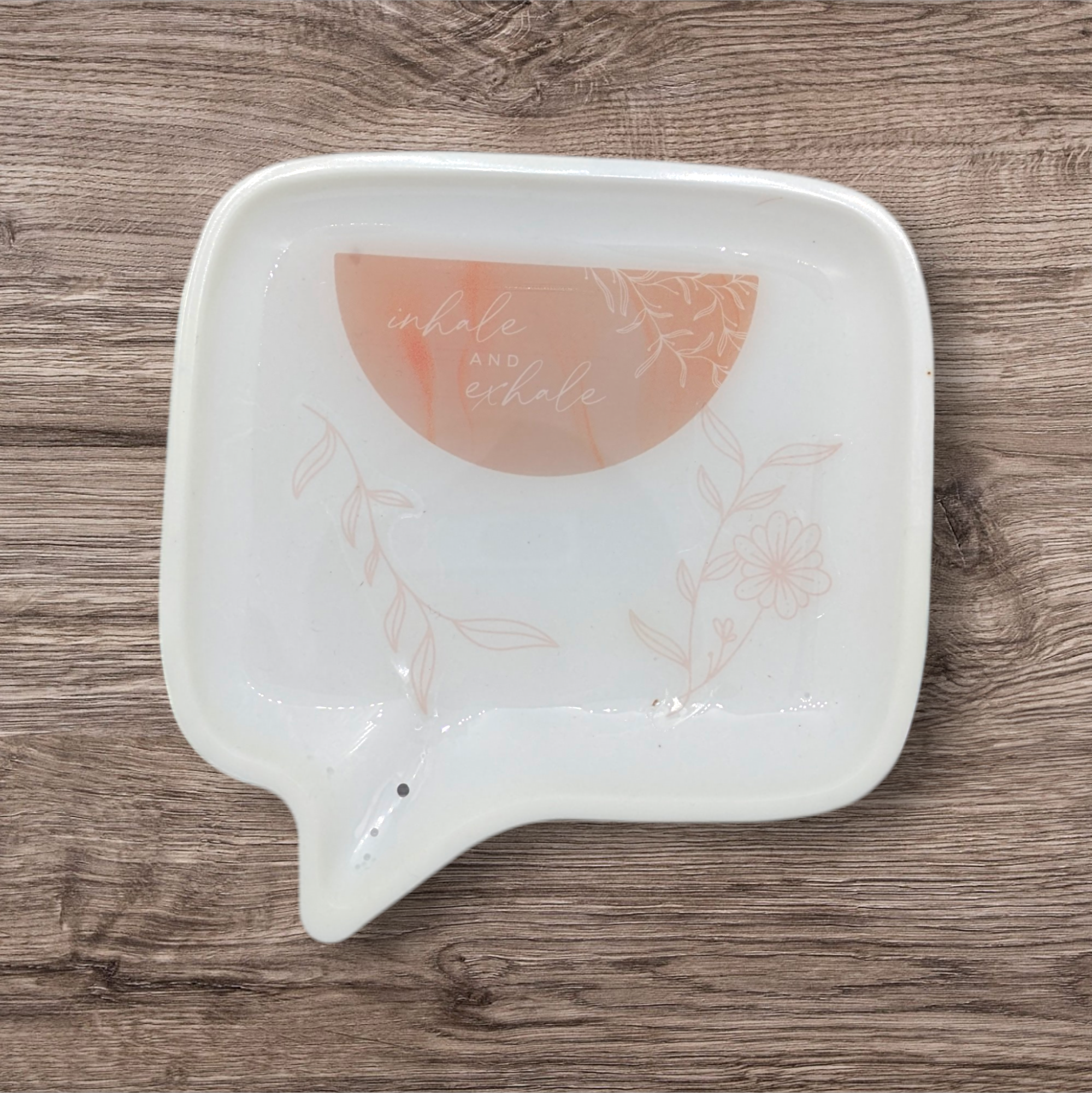 Gentle Message Resin Dish